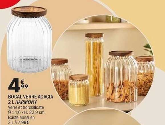 BOCAL VERRE ACACIA 2 L HARMONY