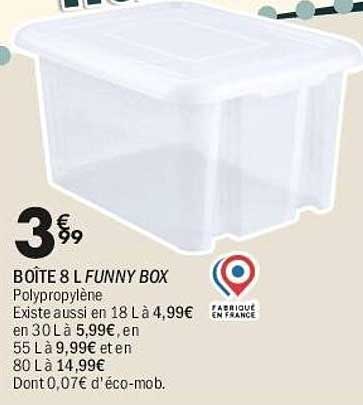 BOÎTE 8 L FUNNY BOX