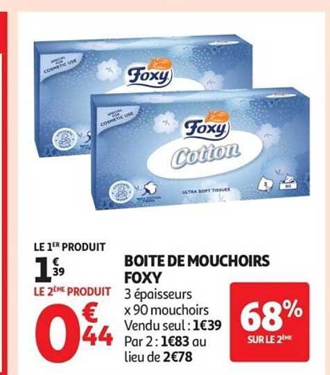 BOITE DE MOUCHOIRS FOXY