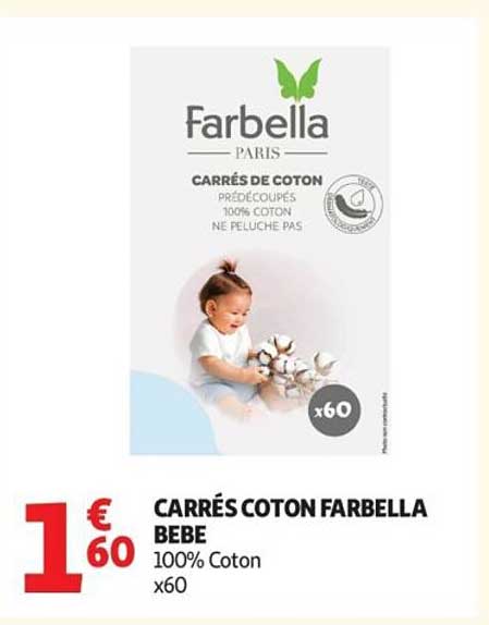 CARRÉS COTON FARBELLA BEBE