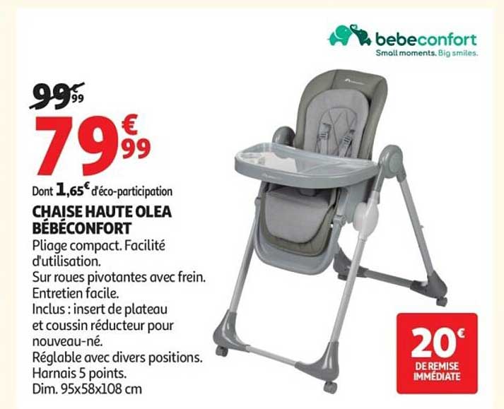 CHAISE HAUTE OLEA BÉBÉCONFORT