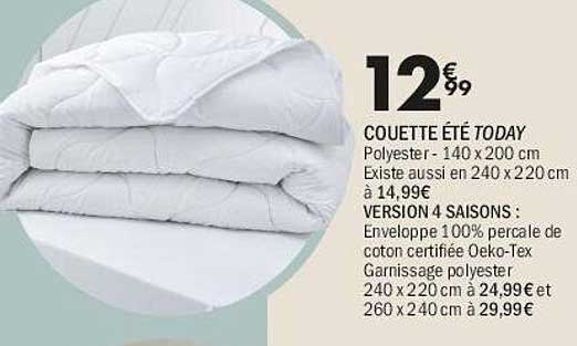 COUETTE ÉTÉ TODAY