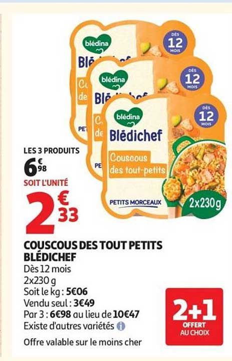 COUSCOUS DES TOUT PETITS BLÉDICHEF