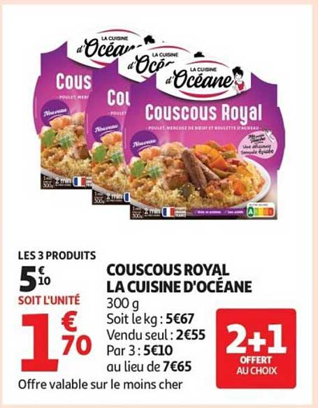 COUSCOUS ROYAL LA CUISINE D'OCEANE
