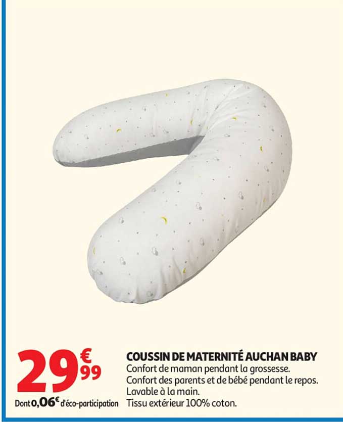 COUSSIN DE MATERNITÉ AUCHAN BABY