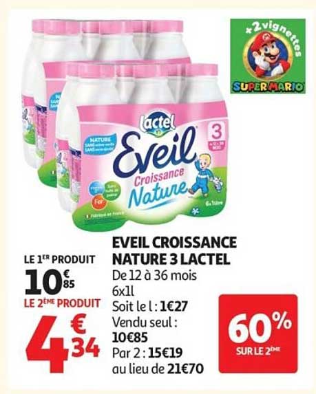 EVEIL CROISSANCE NATURE 3 LACTEL