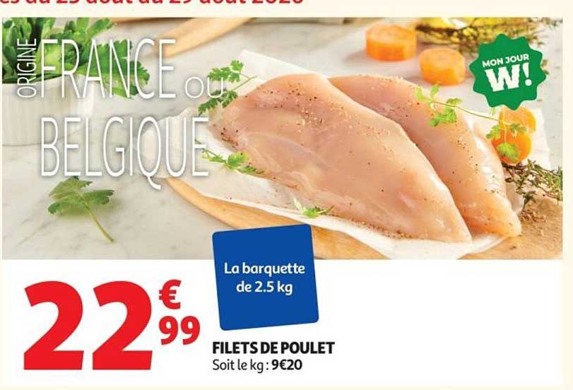 FILETS DE POULET