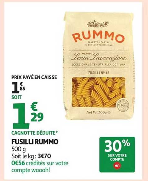 FUSILLI RUMMO 500 g