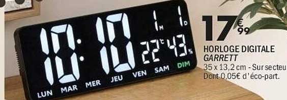 HORLOGE DIGITALE GARRETT