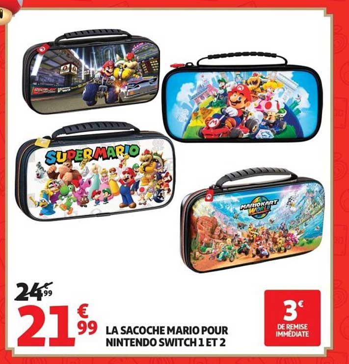 LA SACOCHE MARIO POUR NINTENDO SWITCH 1 ET 2