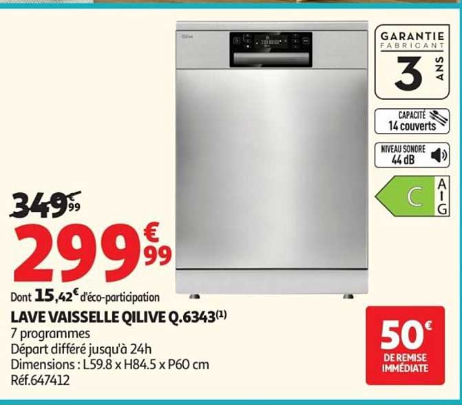 LAVE VAISSELLE QILIVE Q.6343(1)
