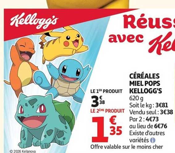 Le 1er produit 3€38 LE 2ème produit 1€35