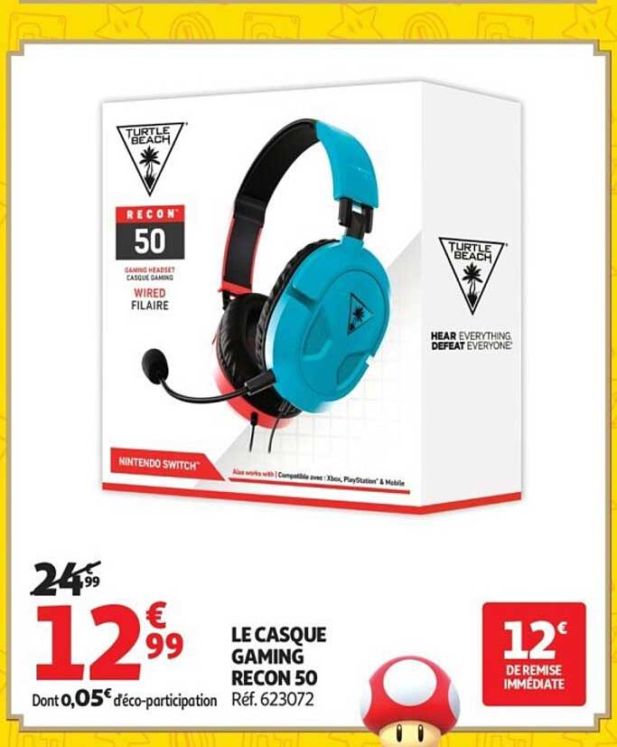 LE CASQUE GAMING RECON 50 Réf. 623072