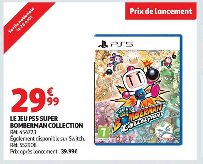 LE JEU PS5 SUPER BOMBERMAN COLLECTION
