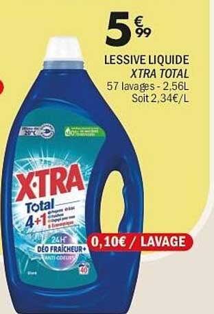 LESSIVE LIQUIDE XTRA TOTAL