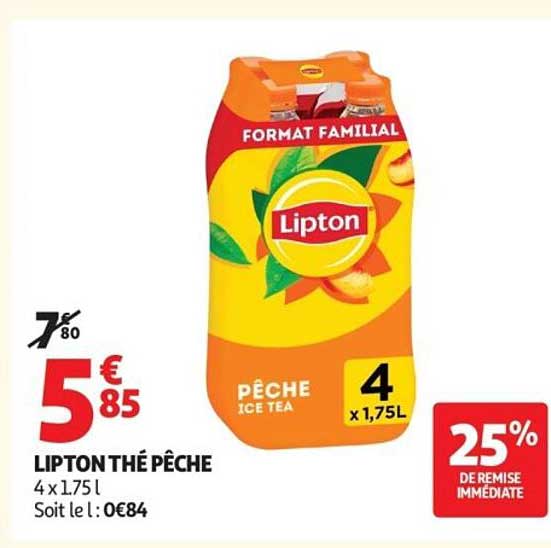 LIPTON THÉ PÊCHE