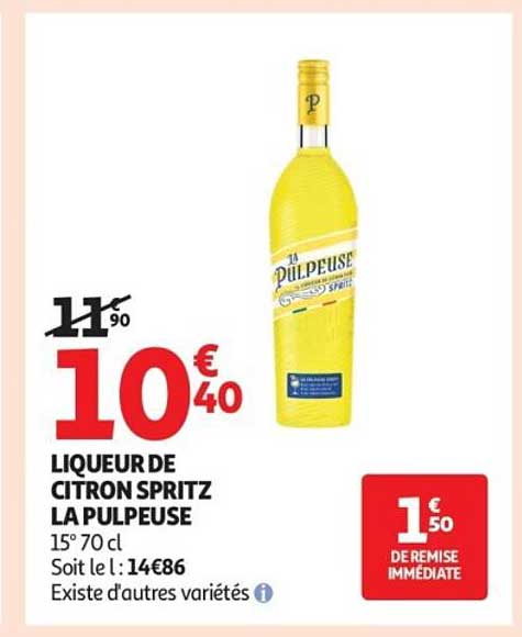 LIQUEUR DE CITRON SPRITZ LA PULPEUSE