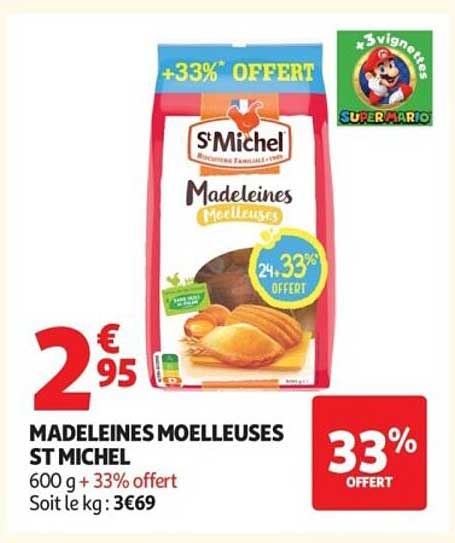 MADELEINES MOELLEUSES ST MICHEL