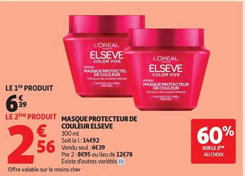 MASQUE PROTECTEUR DE COULEUR ELSEVE