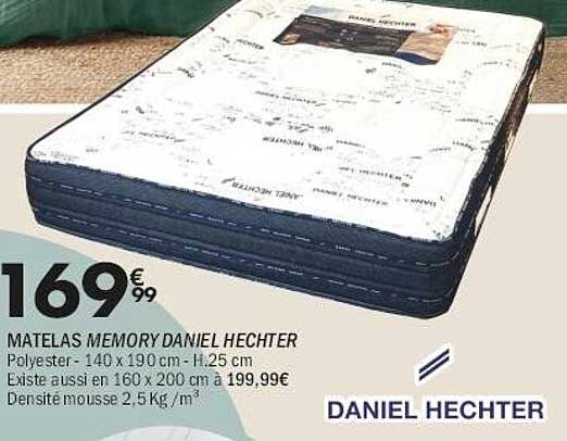 MATELAS MEMORY DANIEL HECHTER
