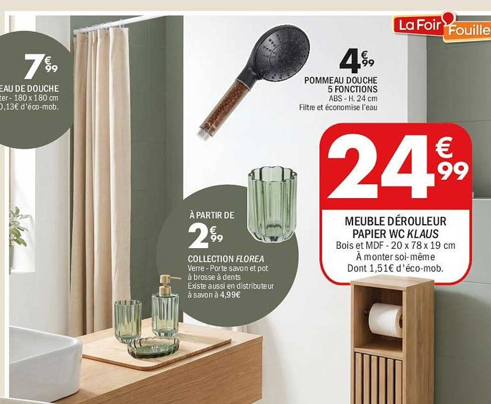 MEUBLE DÉROULEUR PAPIER WC KLAUS
