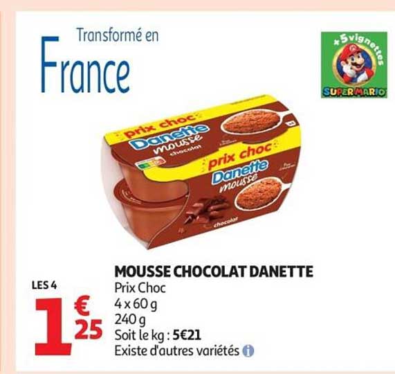MOUSSE CHOCOLAT DANETTE