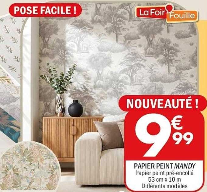 PAPIER PEINT MANDY