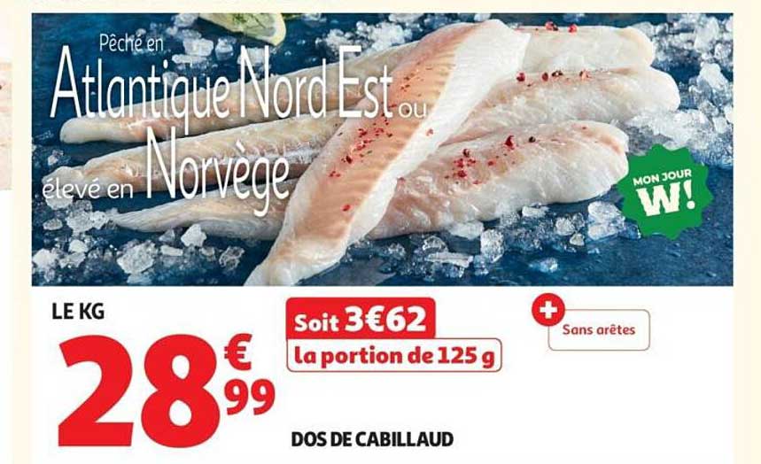 Pêché en Atlantique Nord Est ou élevé en Norvège