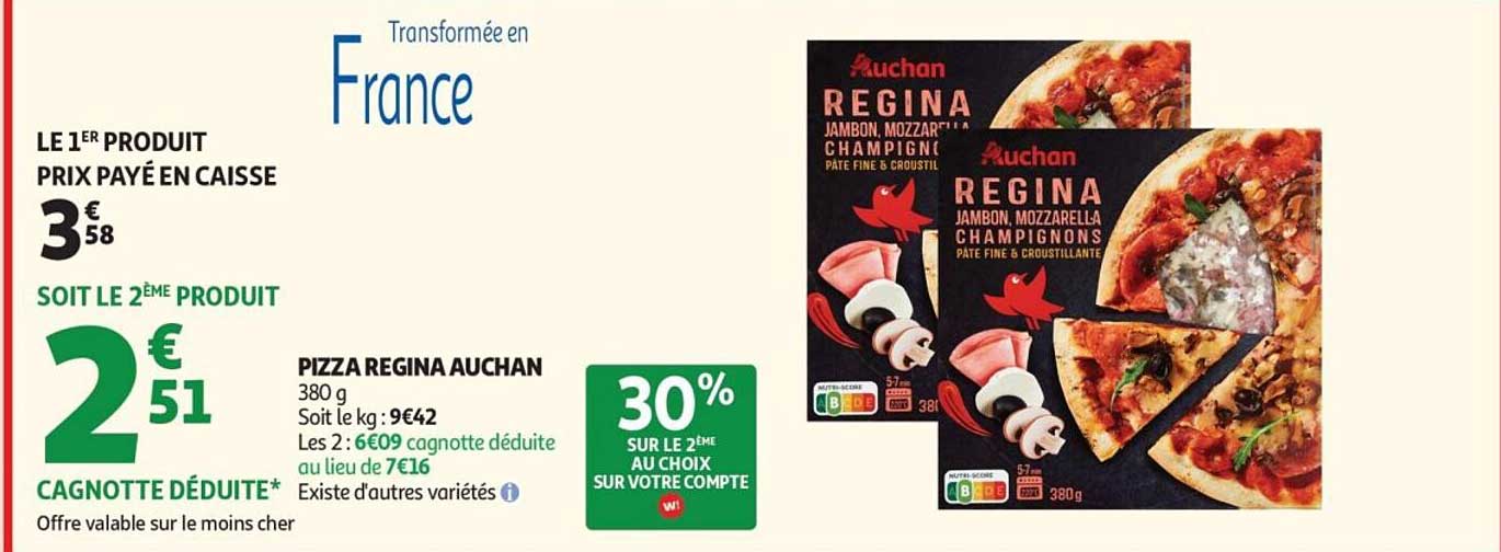 Pizza Regina Auchan