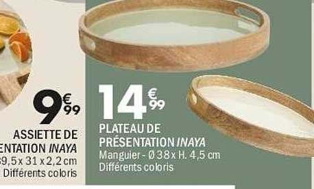 PLATEAU DE PRÉSENTATION INAYA
