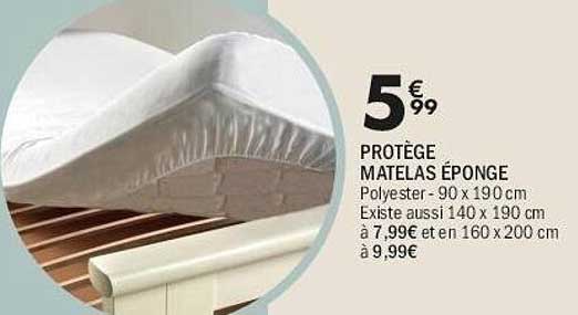 PROTÈGE MATELAS ÉPONGE
