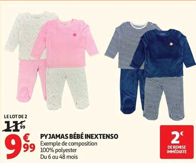 PYJAMAS BÉBÉ INEXTENSO