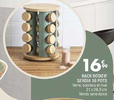 RACK ROTATIF SENSIA 16 POTS