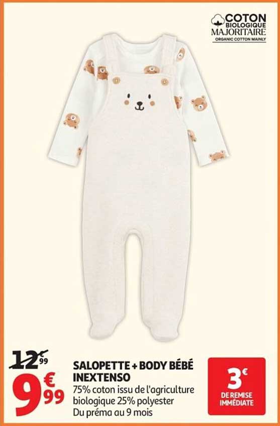 SALOPETTE + BODY BÉBÉ INEXTENSO