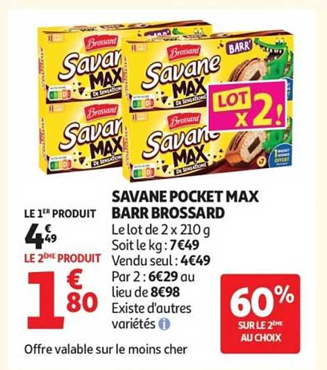 SAVANE POCKET MAX BARR BROSSARD