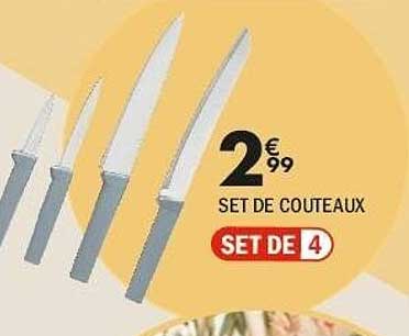 SET DE COUTEAUX