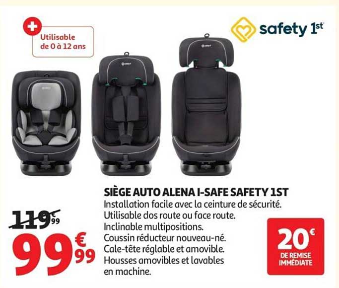 SIÈGE AUTO ALENA I-SAFE SAFETY 1ST