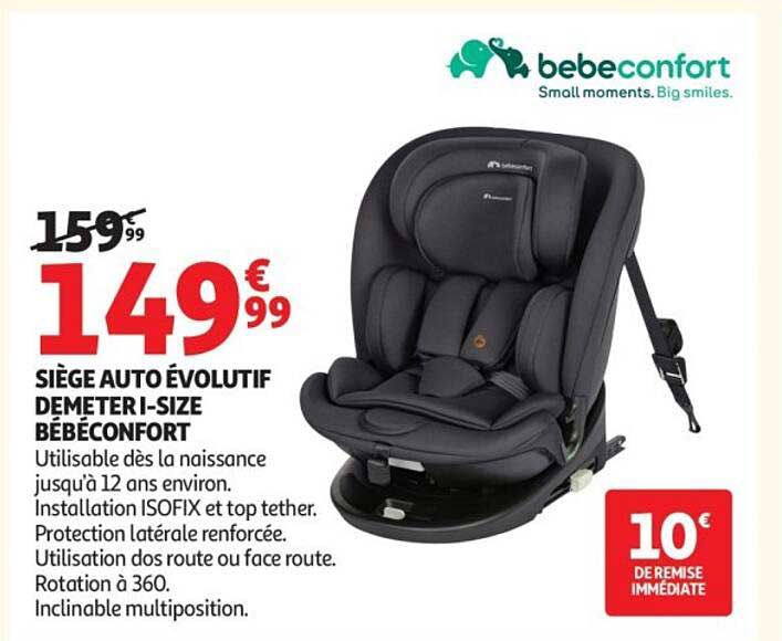 SIÈGE AUTO ÉVOLUTIF DEMETER I-SIZE BÉBÉCONFORT