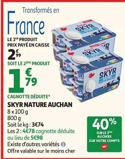 SKYR NATURE AUCHAN