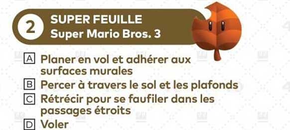 SUPER FEUILLE Super Mario Bros. 3