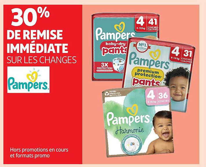 30% DE REMISE IMMÉDIATE SUR LES CHANGES