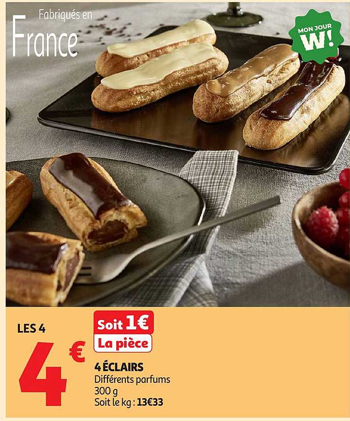 4 ÉCLAIRS
