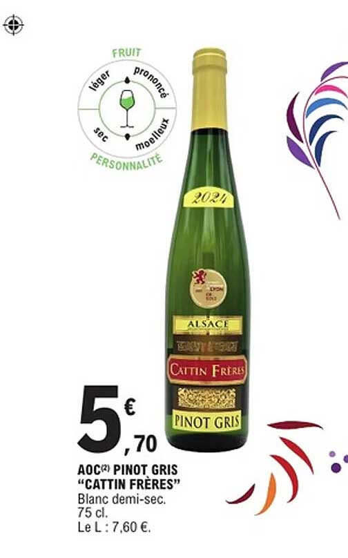 AOC² PINOT GRIS "CATTIN FRÈRES"