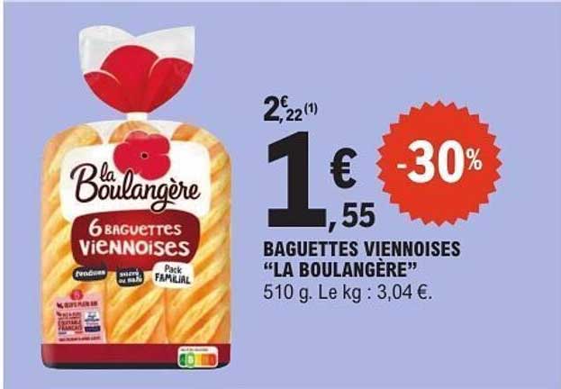 BAGUETTES VIENNOISES “LA BOULANGÈRE”