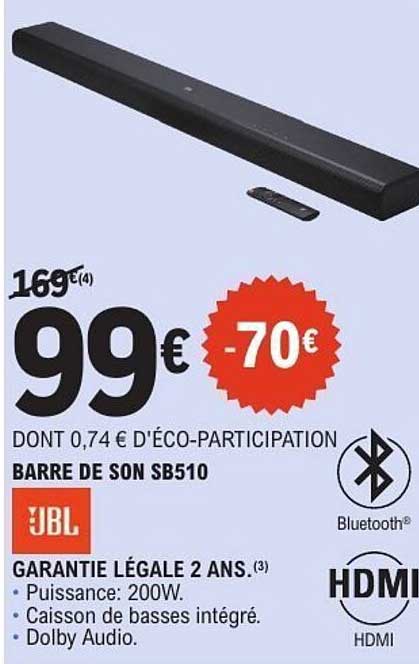 BARRE DE SON SB510