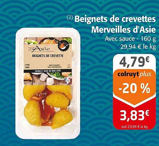 Beignets de crevettes Merveilles d'Asie