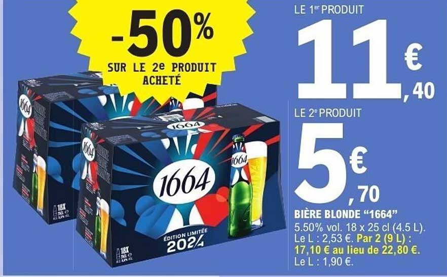 Bière Blonde "1664"