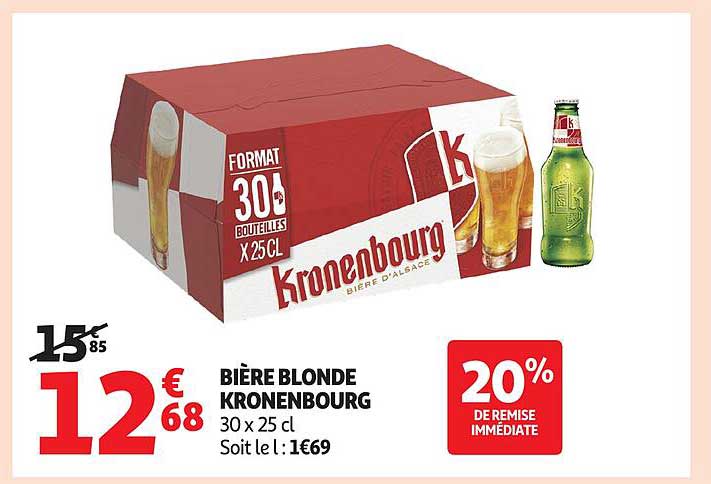 BIÈRE BLONDE KRONENBOURG