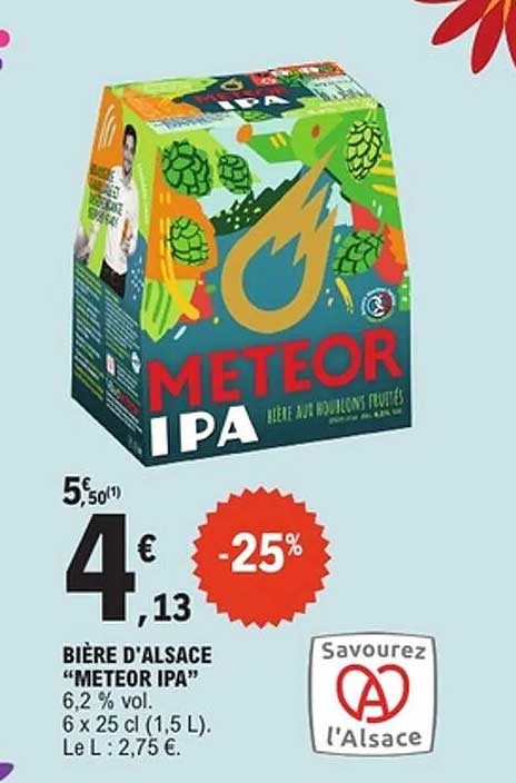 BIÈRE D'ALSACE "METEOR IPA"