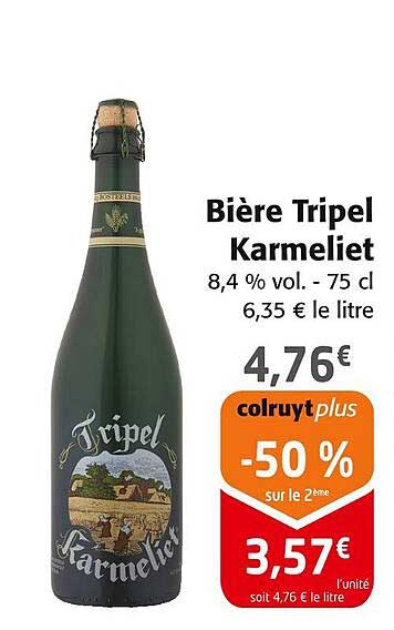 Bière Tripel Karmeliet